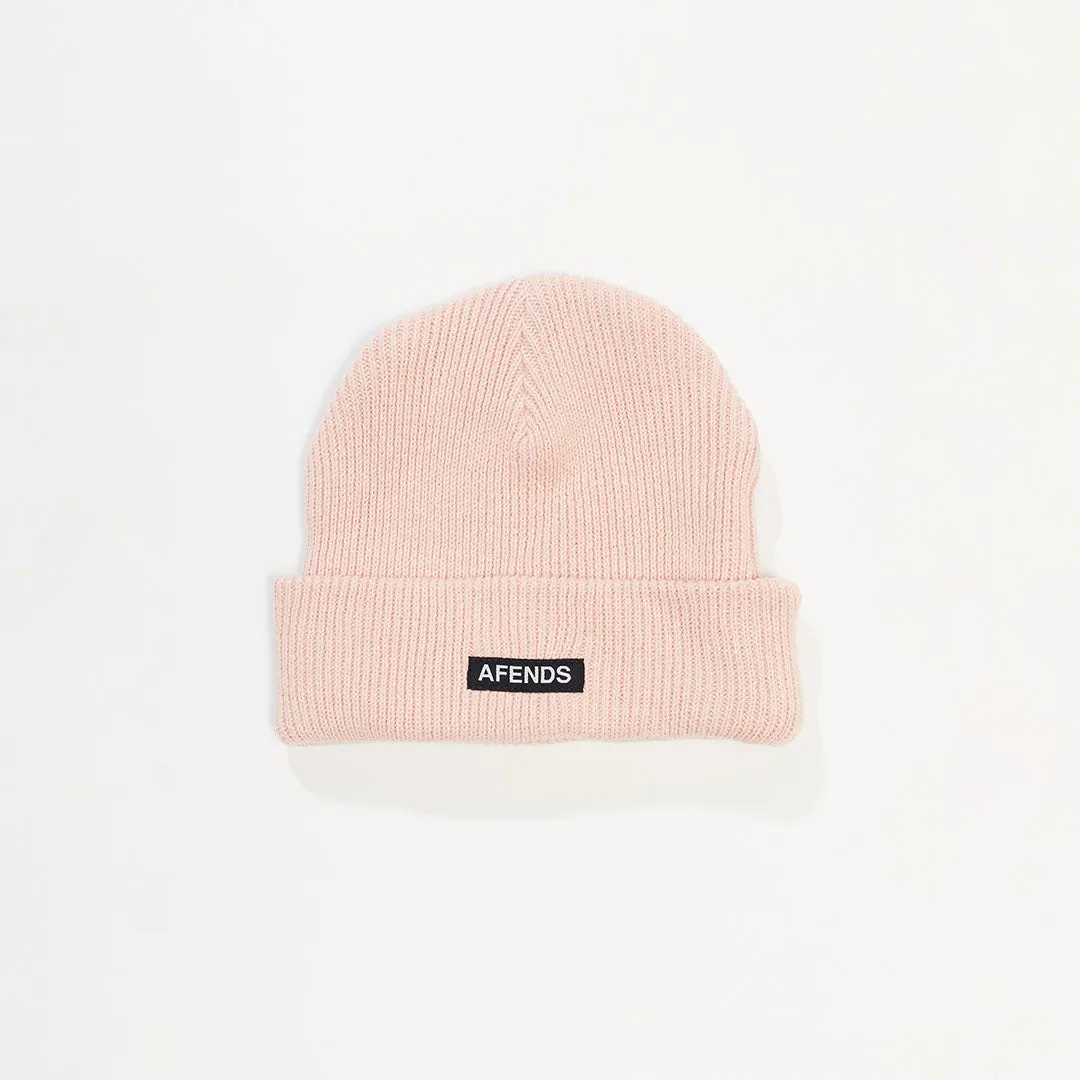 AFENDS Unisex Hometown - Knit Beanie - Lotus