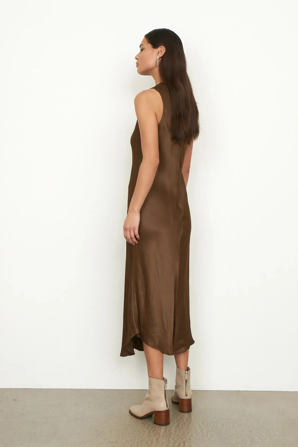 Eddie Midi Slip Dress - Desert Palm