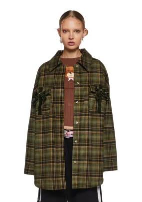 Get Hyped Plaid Shacket