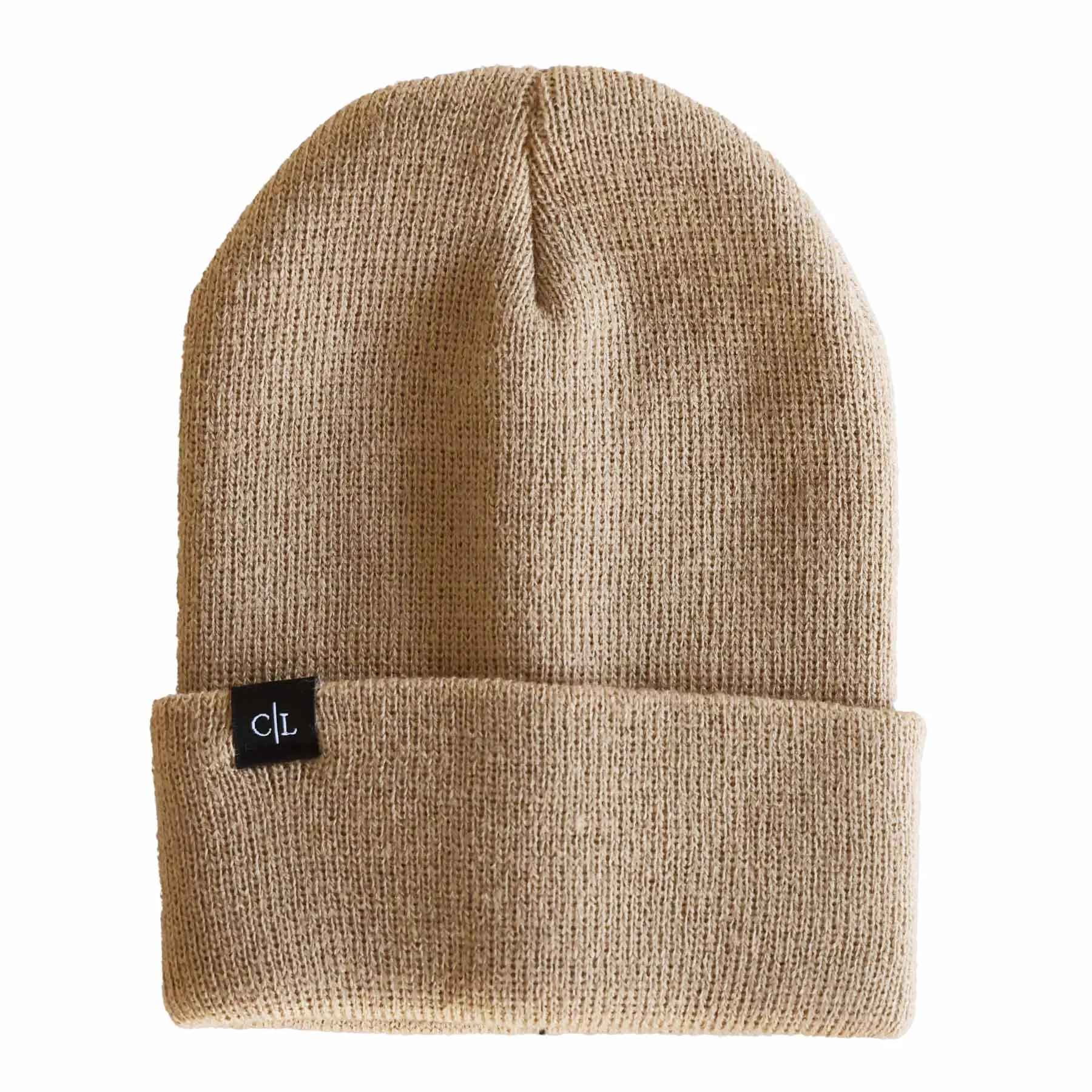 Knit Baby Beanie | Caramel