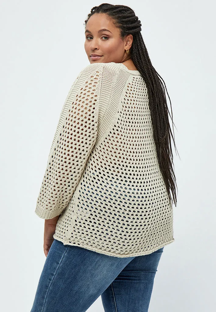 Miriam Raglan Knit Curve - Feather Gray