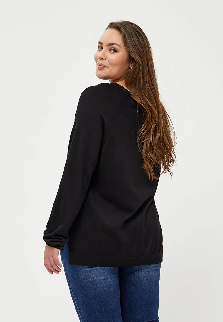 PCTana Pullover Curve - Black