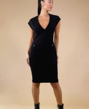 PP5181 Black Satellite Dress