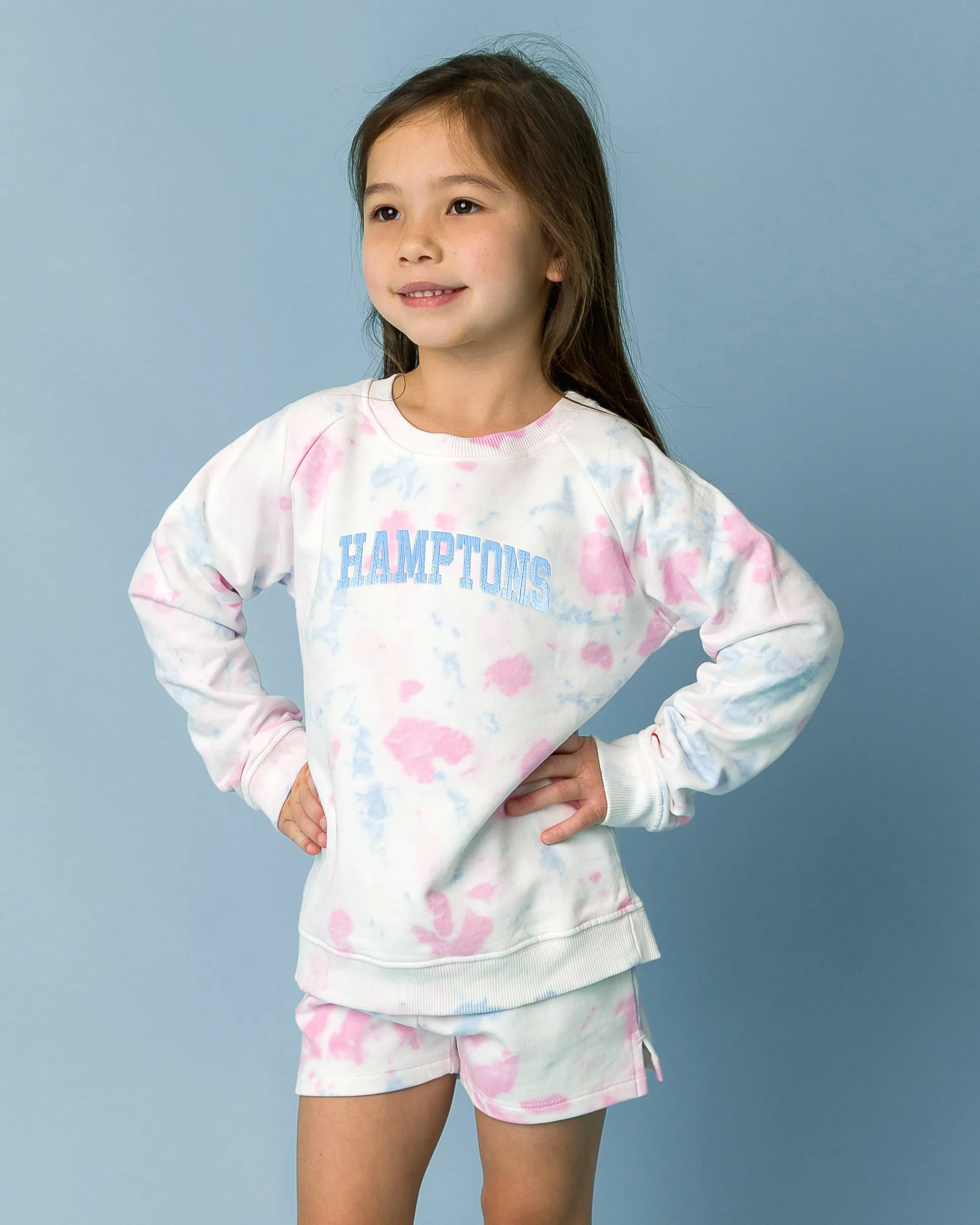 The Organic Pullover Sweatshirt [Pastel Marble]