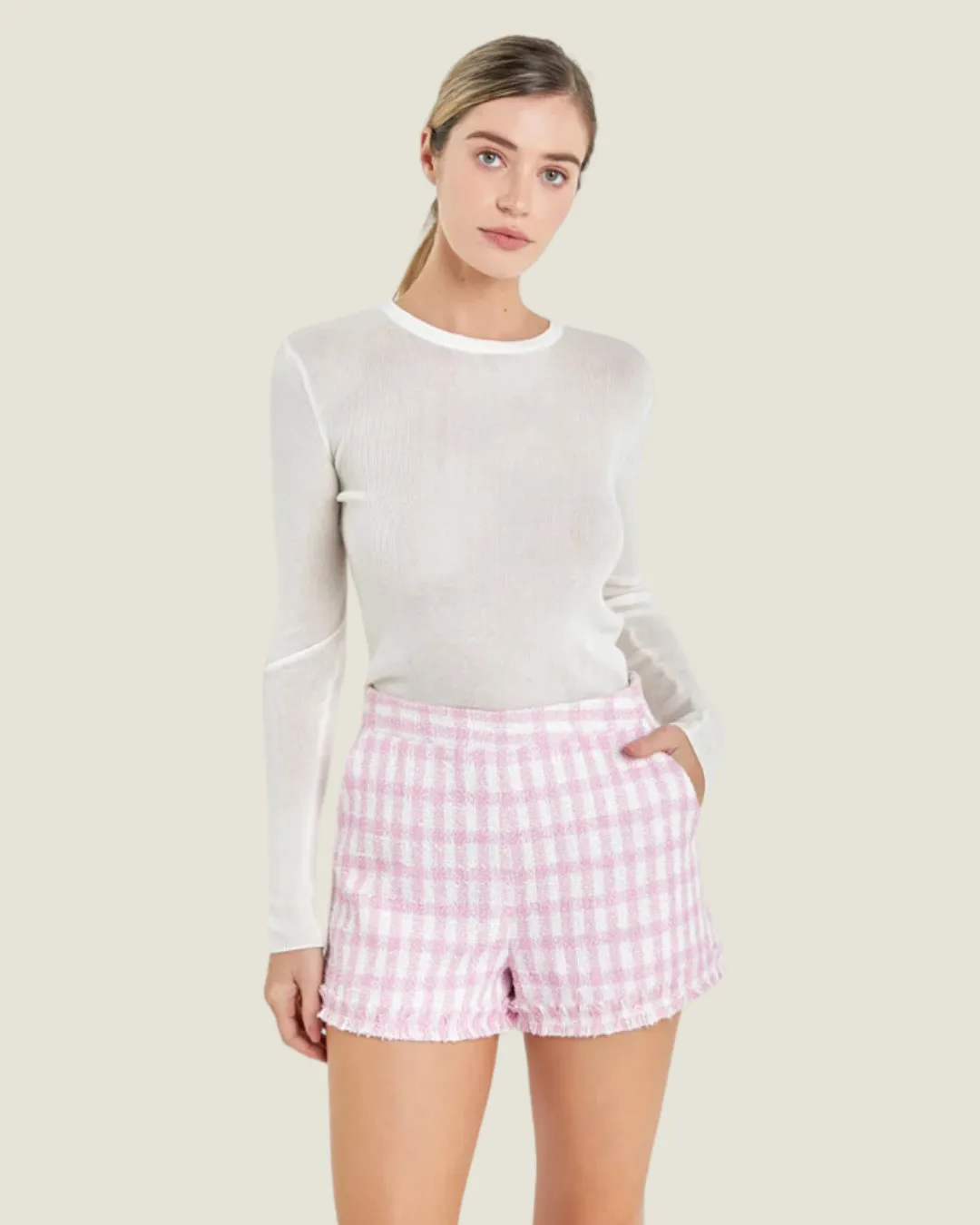 The Sienna: Loose Knit Long Sleeve Top