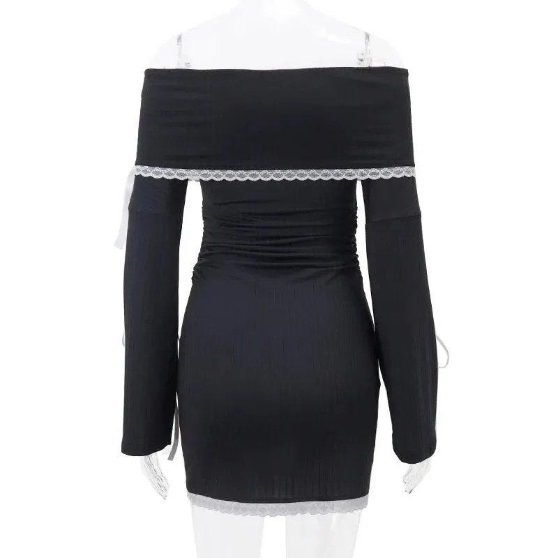 Vvsha Natalie Off Shoulder Mini Dress