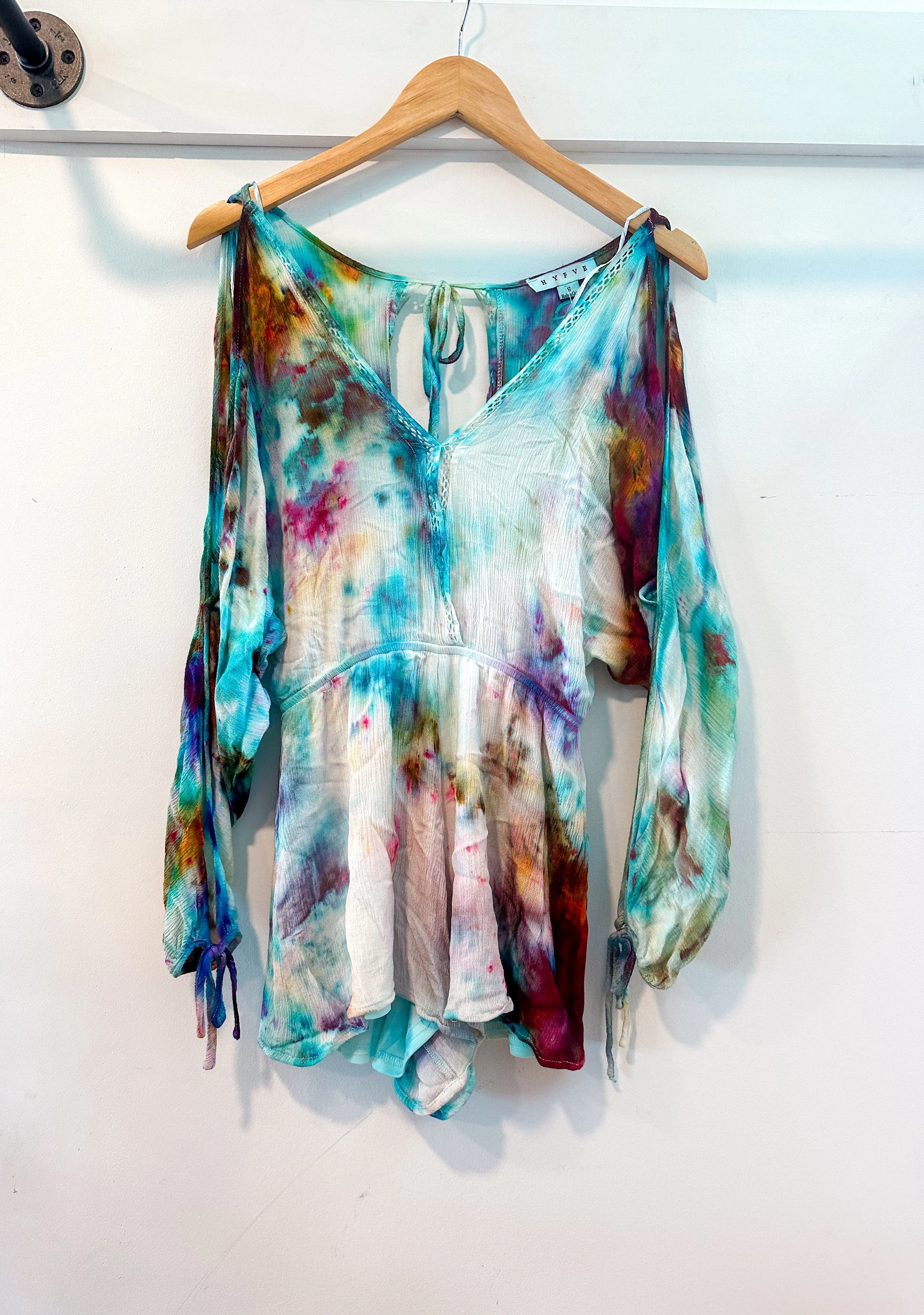 Whimsical Tie Dye Romper